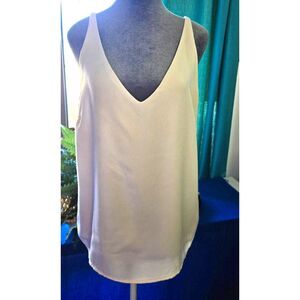 Target "A New Day" V-Neck Cream Cami Size L